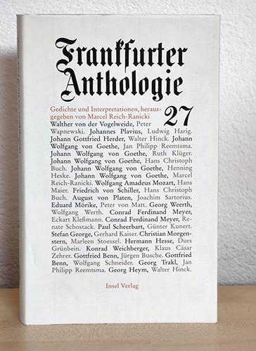 Buch frankfurter anthologie - frankfurter,