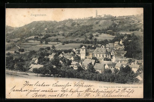 Ziegenhain ortsansicht mit - ziegenhain,,