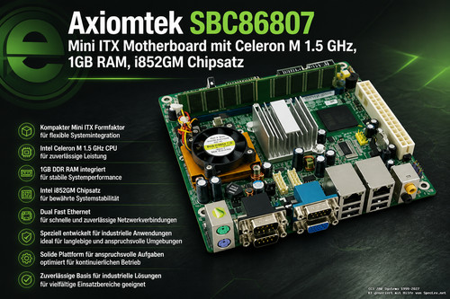 Axiomtek sbc86807 0 - axiomtek, 2.0
