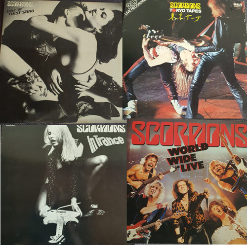 Scorpions 4er set - 4er-set, vinyl