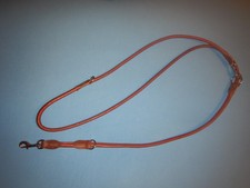 Hunter, verstellbare Hundeführleine, cognac, aus Leder