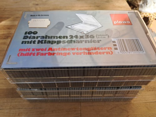 200 stück diarahmen mit glas - stück,