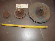 Konvolut 3 Stück große schöne Schmiede Rolle Umlenkrolle Flaschenzug SR2/5-3-1