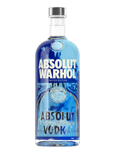 Absolut vodka blue warhol - vodka,
