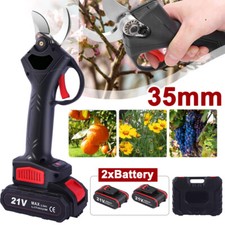 Akku-Astschere 35mm Gartenschere Astsäge Stschneider Rebschere 21V mit 2 Akku