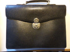 Aktentasche Herren Leder, Wolfgang Riebesehl Hamburg , Edel , Kalbsleder genarbt