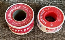 Leukoplast Dose, Blech, Vintage 60er Jahre leer, Beiersdorf AG Hamburg