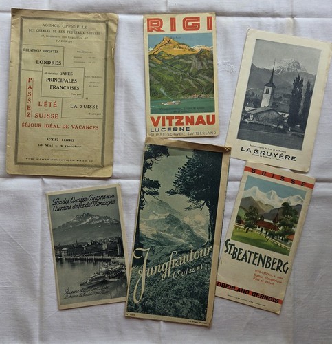 Lot prospekt tourismus schweiz - tourismus,