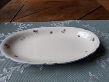 Seltmann Weiden Servierplatte. Marie Luise Blauer Rand.