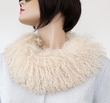 Pelz Schal Tibetlamm Fell Boa