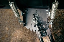 Schneeschild für Rasentraktor