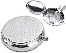 Taschen ASCHENBECHER Champ Ø5cm Deckel Glutkiller Metall Reiseaschenbecher 19