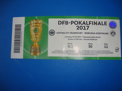 2017 ticket dfb pokalfinale - ticket,