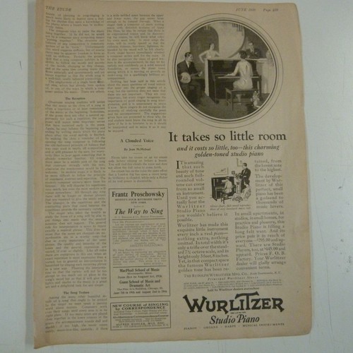 Vintage zeitschrift wurlitzer - vintage,
