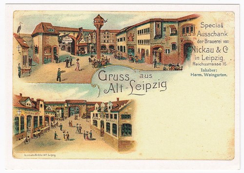 Gruss aus alt leipzig - gruss,