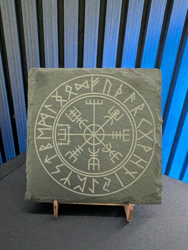 Vegvisir schieferuntersetzer - vegvisir,