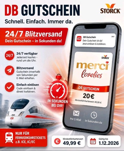 Sofort versand db - 24/7, 20€