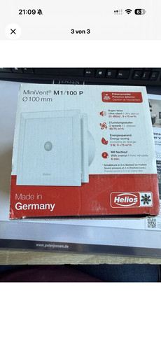 Minilüfter helios minivent - minilüfter,