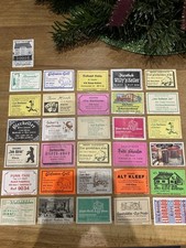 Biete hier 31 Streichholz Etiketten aus Kleve