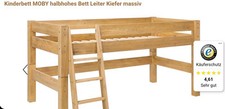 Halbhohes Bett, Massiveholz  "MOBY" von Dolphin