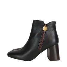 See by Chloé Damen Schuhe Pumps Gr. 39,5 Schwarz Leder High Heels Stilettos