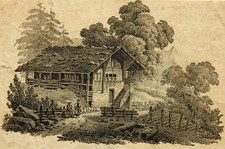 Tiroler Haus und Paar in