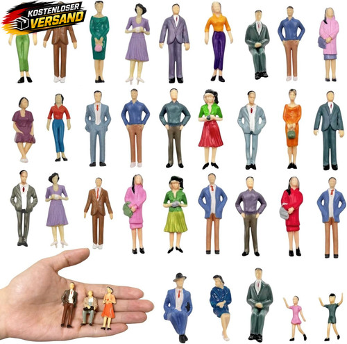 Miniatur figuren set stück - set, 30