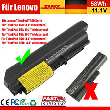 T400 Akku Für Lenovo ThinkPad T61 T61U R61i R400 7443 Serie Laptop 5200mAh NEU