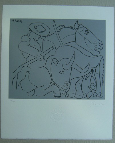 Lithografie von picasso das - lithografie,