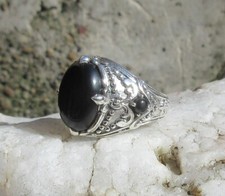 Ring onyx schwarz - onyx,