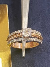 Pave 0,74 Cts Runde Brilliant