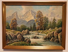 Ölgemälde Watzmann