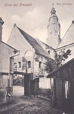 AK Fraustadt -Katholische Kirche - Seitenansicht aus einer Gasse ca.1910 Wschowa
