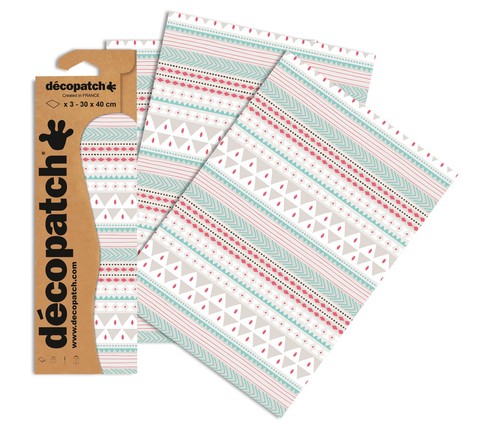 Decopatch papier 3er pack - 3er,
