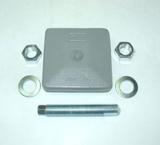 1 Maschinenfuß NEU 85x85 M16x150 grau Fräsmaschine/Drehmaschine