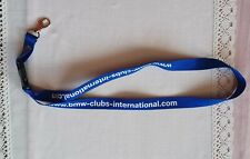 Lanyard – bmw-clubs-international.com Werbeartikel Blau Weiß Schlüsselband Unben