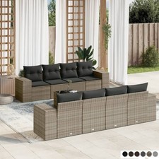 Garten Sofagarnitur mit Kissen