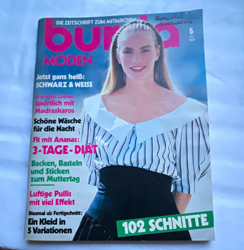 Burda moden zeitschrift mai - moden,