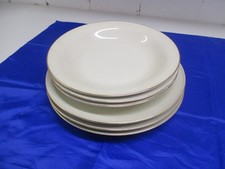 6er Set Teller Mitterteich Bavaria 3 tiefe-u. 3 flache Teller m. Goldrand