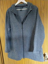 Elkline Fleecemantel DAMEN, Größe 50, Grau/Anthrazit