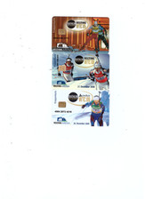 3 x Schalke 04 Knappenkarten von Biathlon...