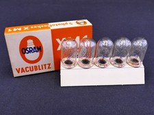 5 Osram Blitzbirnen XM 1