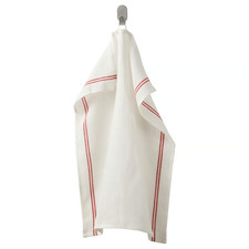 IKEA Dish Towel -White-Red