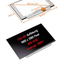 14" Full HD LED Ersatz Touch