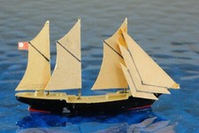 Dreimastgaffelschoner Rumpf