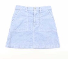 Monki Damen blau Baumwolle