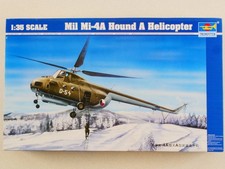 Trumpeter 05101 Mil Mi-4A Hound Helicopter KIT 1:35 ungebaut! OVP 1705-24-72