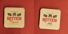Ritter Pils - Ritter Export Brauerei Bierdeckel Bier