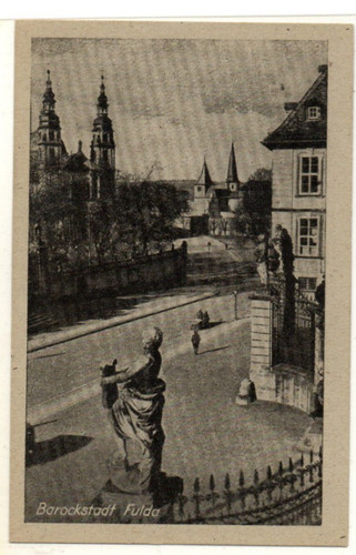Ansichtskarte fulda - ansichtskarte,