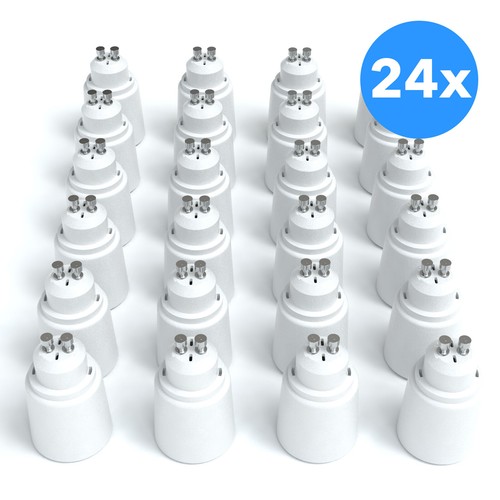 24x lampensockel adapter gu10 - 24x,
